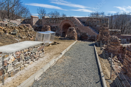 Remnants of Antique Roman fortress The Trajan's Gate, Sofia Region, Bulgaria photo