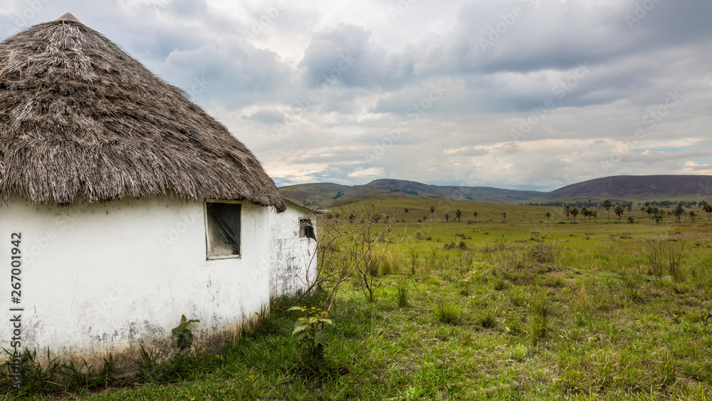 traditional hut of the Venezuelan Indians, La Gran Sabana, Venezuela traditional hut of the Venezuelan Indians, La Gran Sabana, Venezuela