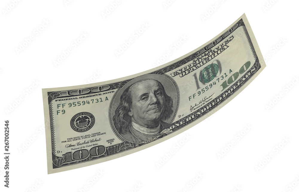 Dollar, Paper Money, American Banknote, Flying Money, 3D Render Dollar, Paper Money, American Banknote, Flying Money, 3D Render