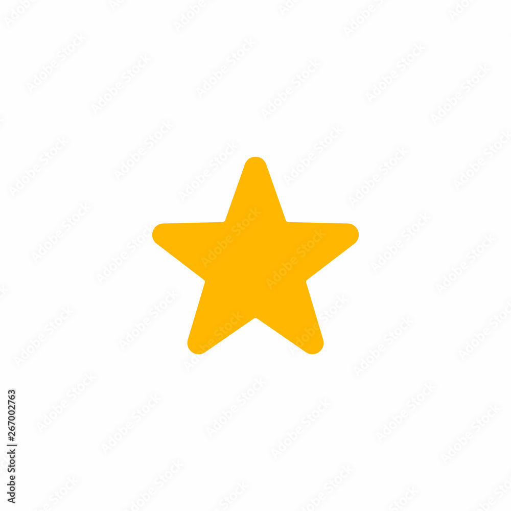 Star icon on white background. Vector illustration Star icon on white background. Vector illustration