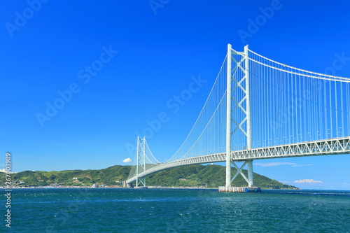 日本・明石海峡大橋 橋, 交通, 建築