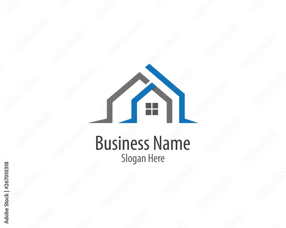 Real estate logo icon illustration Real estate logo icon illustration