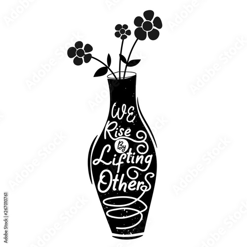 We rise by lifting others