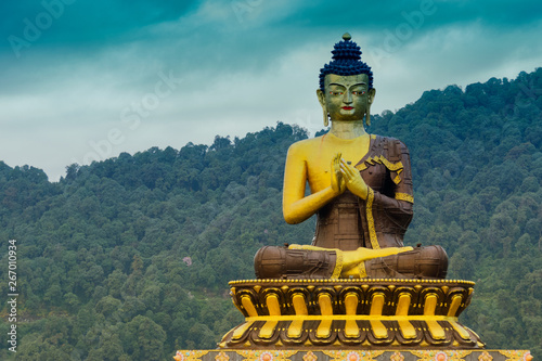 Lord Buddha, at Rabangla , Sikkim , India. photo