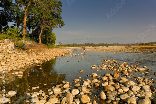Murti river, Dooars - West Bengal, India photo