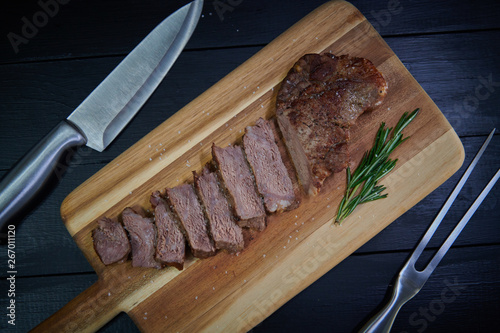 Bild auf Leinwand Boneless Loin Shell Steak
