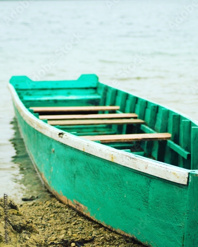 Green boat