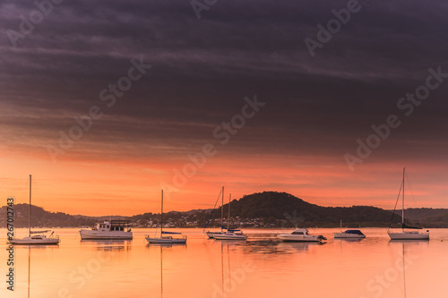 Pink Sunrise on the Bay