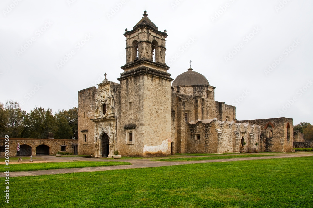 Historic Mission San Jose in San Antonio, Texas