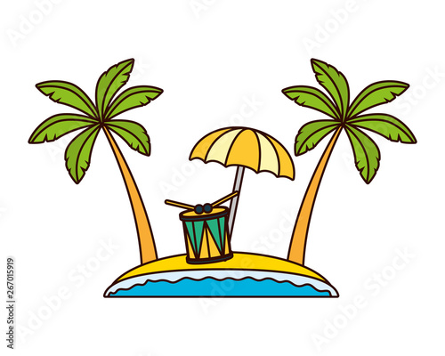 beach drum brazil carnival