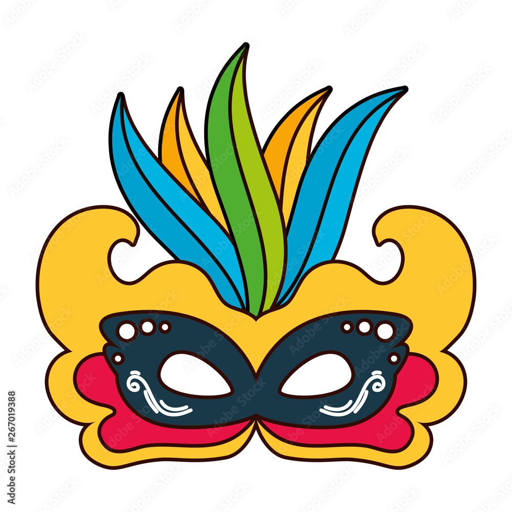 mask feathers brazil carnival mask feathers brazil carnival