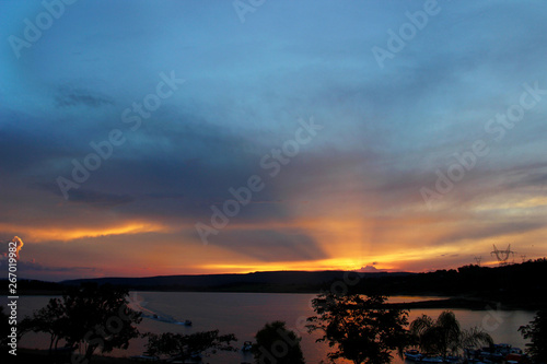 Pôr do sol em Capitólio -MG photo