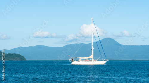 Sailboat in Andaman sea of Thailand