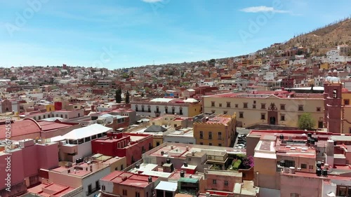 Zacatecas City Center Drone Footage photo