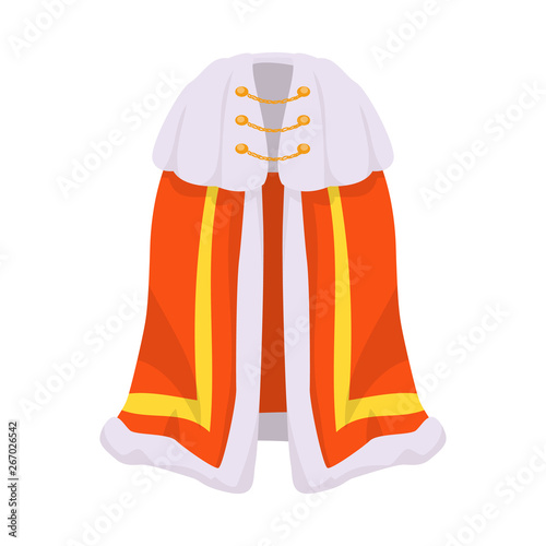 Vector illustration of cape and king icon. Collection of cape and super stock vector illustration.