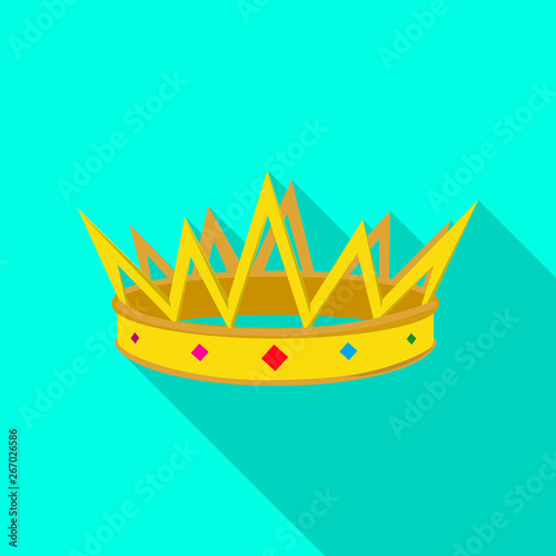 Isolated object of medieval and nobility symbol. Collection of medieval and monarchy vector icon for stock.