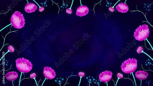 galaxy flower