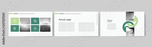 Set of brochures infographics for marketing the promotion goods and services on market
