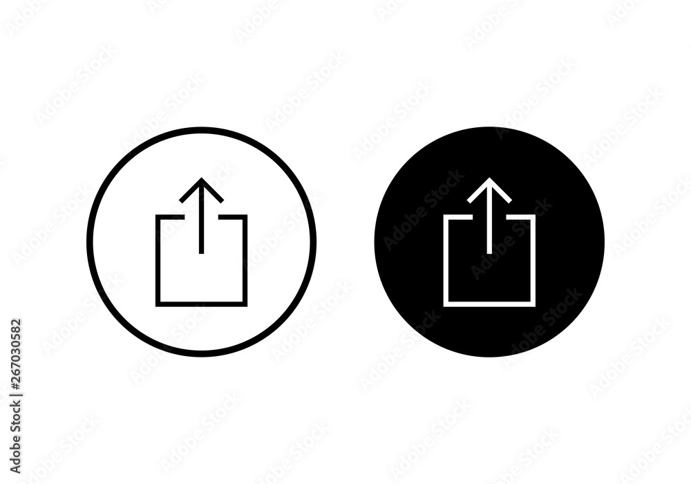 Upload icon vector. Upload sign icon. Upload button. Load symbol. Upload icon vector. Upload sign icon. Upload button. Load symbol.