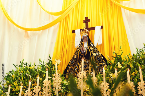 altar religioso virgen photo