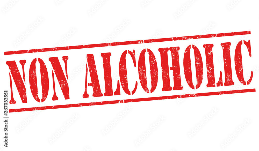 Non alcoholic sign or stamp Non alcoholic sign or stamp