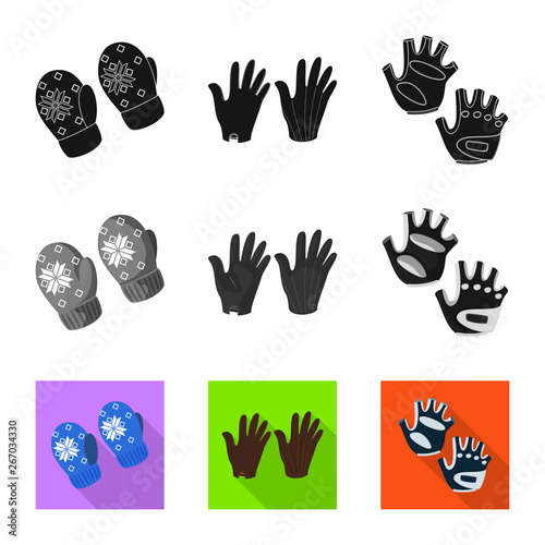 Vector design of silhouette and safety sign. Collection of silhouette and comfort vector icon for stock. © pandavector