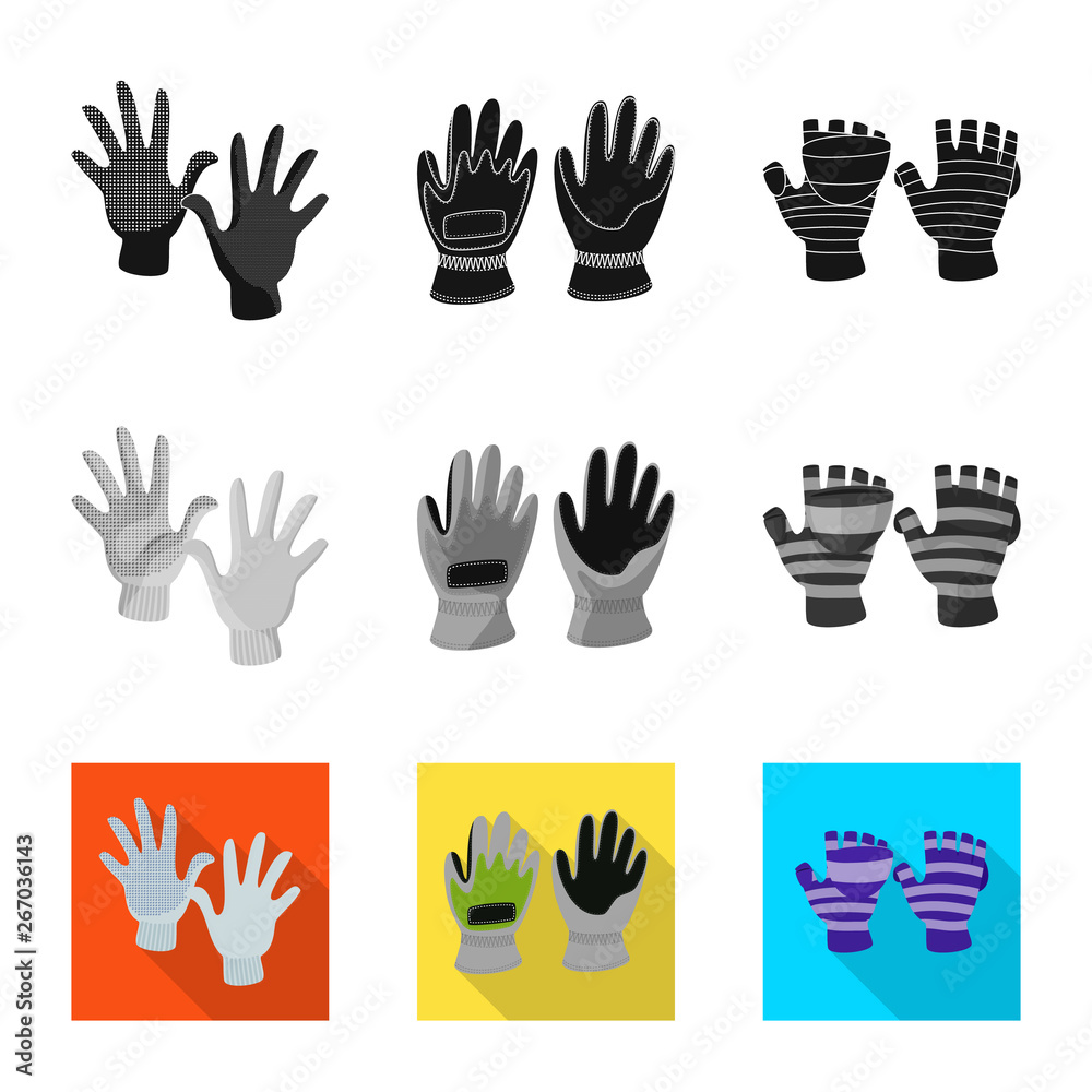 Fototapeta premium Vector design of silhouette and safety sign. Collection of silhouette and comfort stock vector illustration.