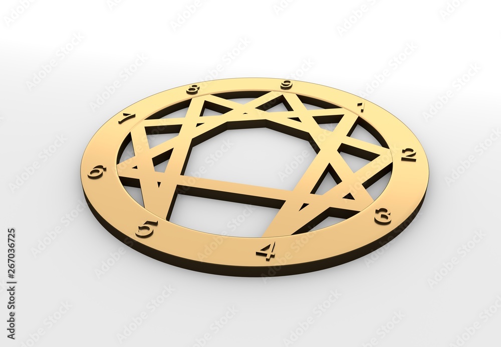 Obraz premium Enneagram