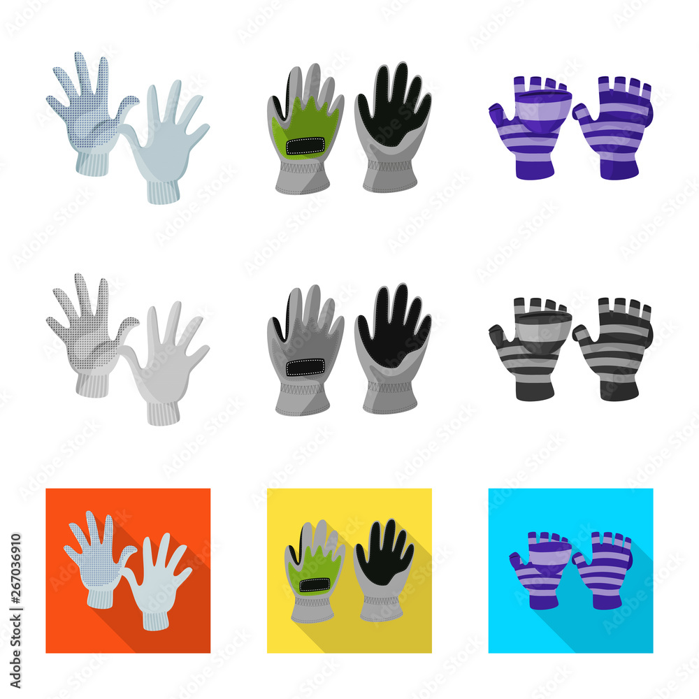 Fototapeta premium Vector design of silhouette and safety symbol. Collection of silhouette and comfort vector icon for stock.