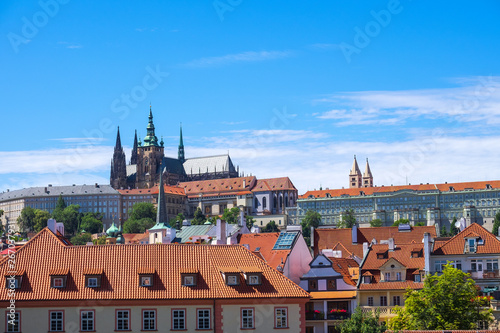 Blick auf den Veitsdom in Prag/Tschechische Republik