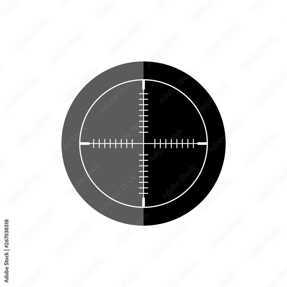 Crosshair black simple icon Crosshair black simple icon