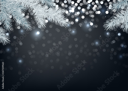 2020 happy New Year black background with glittering sparkle.