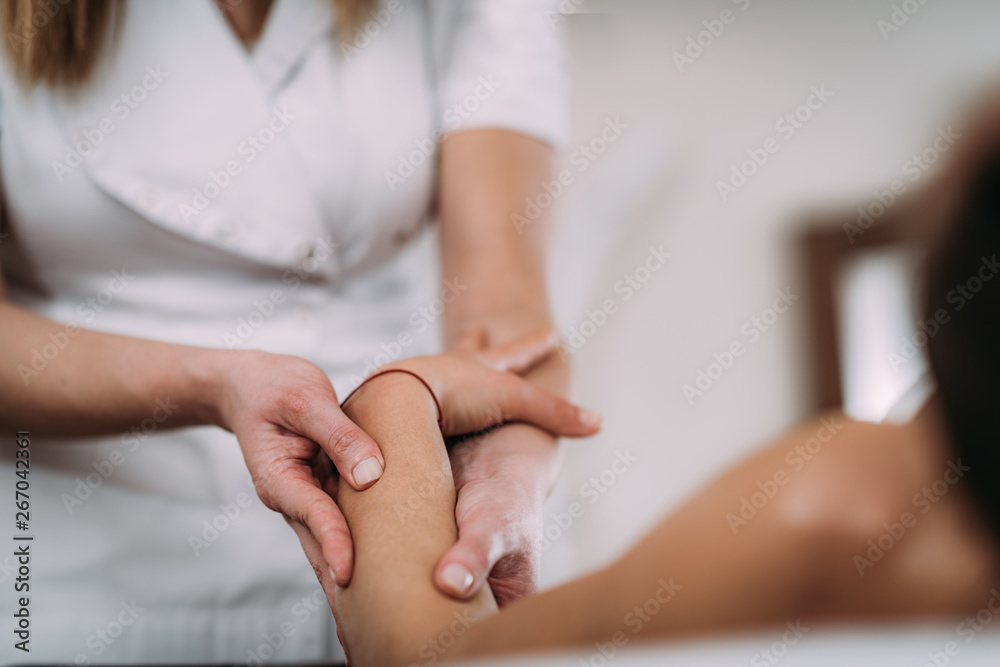 Fototapeta premium Arm Sports Massage Therapy