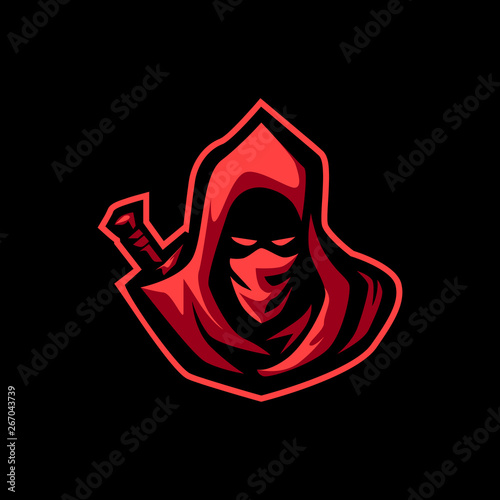 ASSASSIN E SPORTS LOGO FOR GAMING MASCOT OR TWITCH
