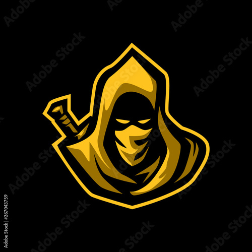 ASSASSIN E SPORTS LOGO FOR GAMING MASCOT OR TWITCH
