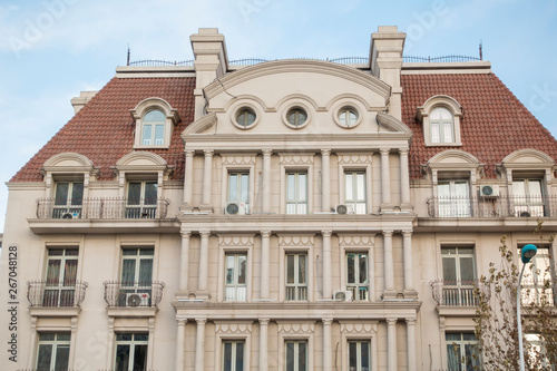 BEIJING, CHINA - DECEMBER 25, 2018: Italian style building in Tianjin , China