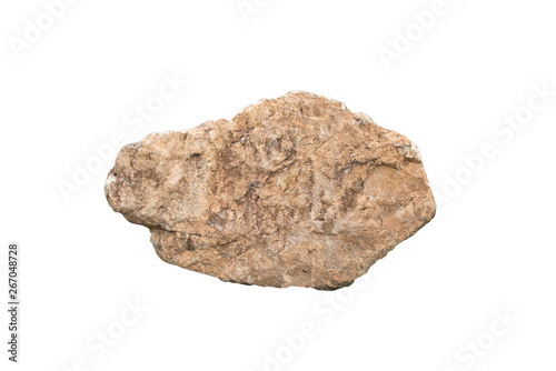 stones isolated on white background.Big granite rock stone.rock stone isolated on white background