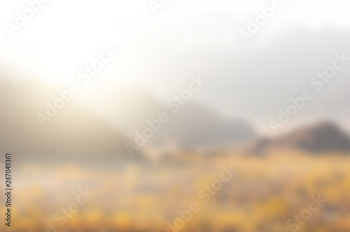 Blur background mountains