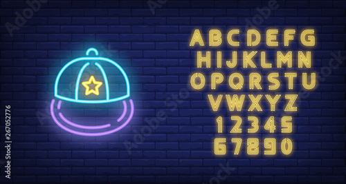 Snapback neon sign