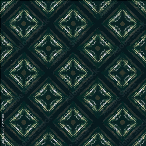 Abstract Seamless Pattern Illustration. Background Texture In Geometric Ornamental Style.