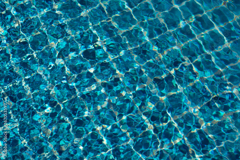 reflect sunlight on Swimming pool ,surface texture background