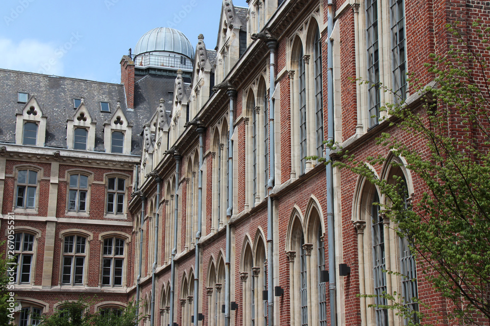 building (catholic university) in Lille (France)