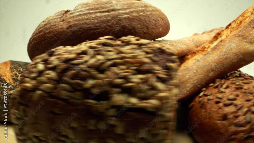 Still life of home made bakery products at the table Still life of home made bakery products at the table