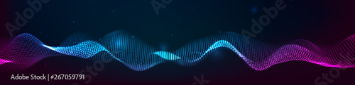 Music abstract background. Equalizer for music, showing sound waves with musical waves, the concept of a music equalizer vector.