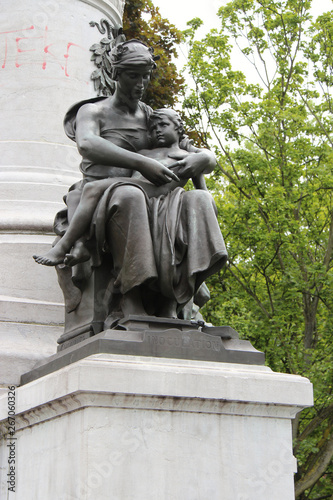 louis pasteur monument in Lille (France) 