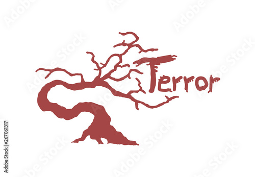 red terror tree symbol design
