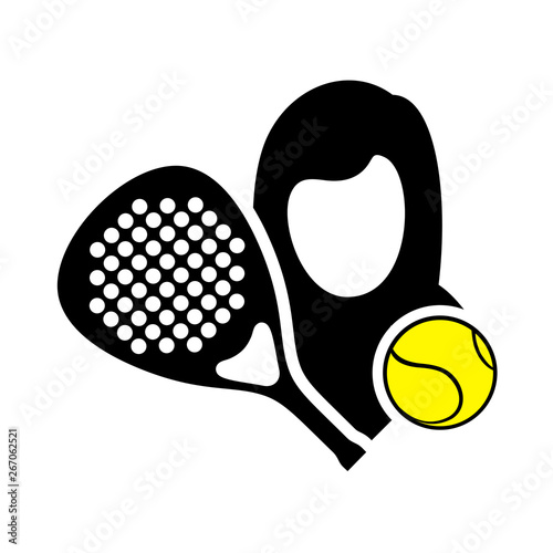 padel player symbol