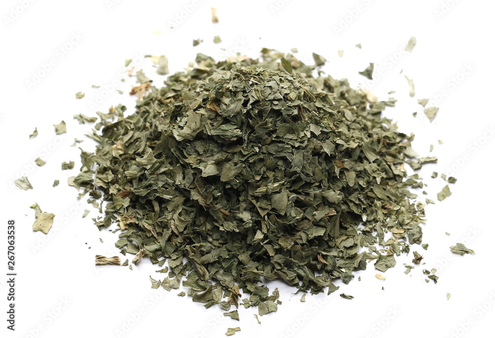 Sliced dry celery pile isolated on white background Sliced dry celery pile isolated on white background