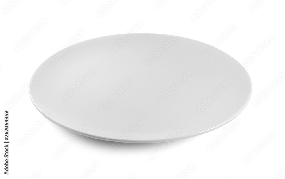 white plate isolated on white background white plate isolated on white background
