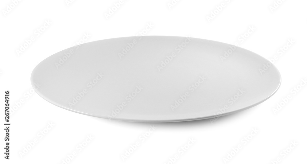 white plate isolated on white background white plate isolated on white background